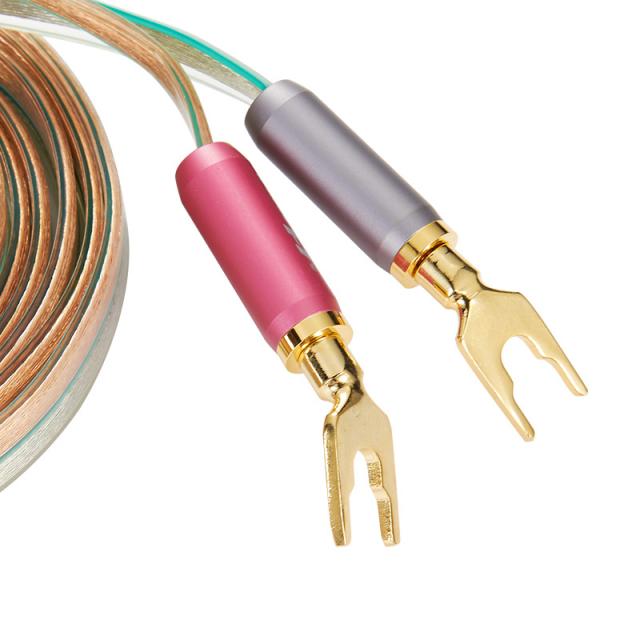 High end with 24k Gold Plated Speaker Banana Plugs HIFI speaker cable