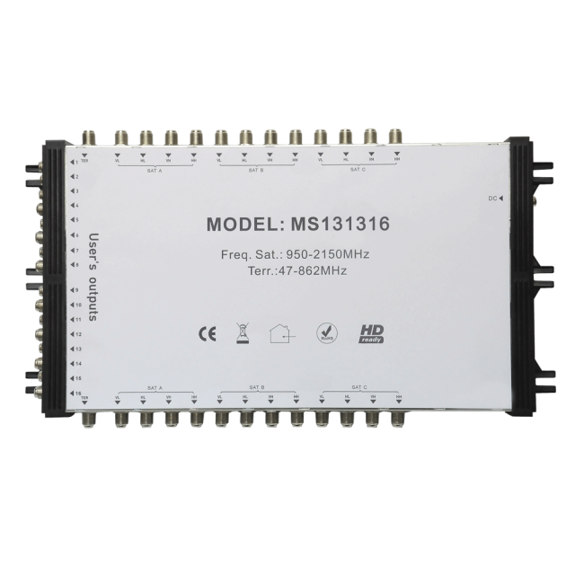 Cascade Satellite Multiswitch MS131316